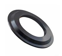 Aleación de aluminio para bicicleta, base de reparación de horquilla delantera, base inferior para anillo, convertidor de adaptador de dirección de horquilla cónico a recto, arandela espaciadora de