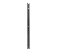 Aleación de aluminio para carpintería T Track 19 tipo T ranura ingletadora herramienta compatible con enrutador y accesorios de abrazadera de tornillo T (400 mm)