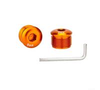 Aleación de aluminio para pedal de bicicleta antipolvo para rosca M14x1, para ultraligera de 5 g, para tapas de tornillo de pedal de bicicleta, protección antipolvo para bicicletas plegables de