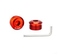 Aleación de aluminio para pedal de bicicleta antipolvo para rosca M14x1, para ultraligero de 5 g, para tapas de tornillo de pedal de bicicleta, protección antipolvo para bicicletas plegables de