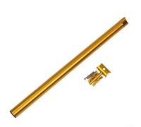 Aleación de aluminio para tija de sillín de bicicleta 33.9x600mm para Brompton plegable para bicicleta, para CNC tubo de asiento plateado con abrazadera ajustable y kit adaptador para actualizaciones