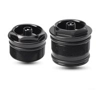 Aleación de aluminio para válvula de horquilla de bicicleta, conjunto de tapa superior para horquillas de aire RockShox, núcleo de válvula AV reemplazable con sellado para anillo, rosca de 28,3/30,3