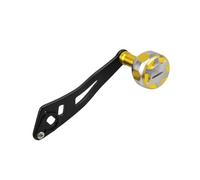 Aleación de aluminio pesca carrete mango conjunto de repuesto para pesca de baitcasting pesca gurle pesca