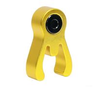 Aleación de aluminio plegable para la cabeza de la bicicleta receptor de tubo para 3sixty compacto para almacenamiento de bicicletas Soporte de pestillo con montaje de tornillo M8 rojo (dorado)