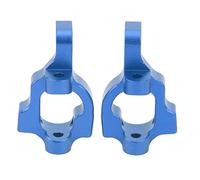 Aleación de aluminio RC Car Caster Block C Hub Carrier 2 piezas Actualización de piezas de repuesto No se dobla Fácil de instalar Durable Ligero para LOSI 1/10 22S 2WD RC Car (Blue)