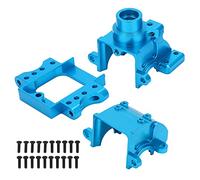 Aleación de aluminio RC Metal Gear Gearbox Part de actualización de alto rendimiento para HSP 94122 94177 94188 1/10 COCHOS DE CONTROL REMITO (Azul)