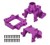 Aleación de aluminio RC Metal Gear Gearbox Part de actualización de alto rendimiento para HSP 94122 94177 94188 1/10 COCHOS DE CONTROL REMITO (Púrpura)