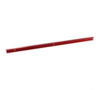 Aleación de aluminio rojo T ranura pista 400mm para carpintería router mesa inglete plantilla corte guía sistema con T pernos y abrazaderas (500mm)