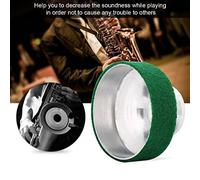 Aleación de Aluminio Saxofón Soprano Sonido de Saxofón Amortiguador de Metal Accesorio para Realizar en un Lugar Pequeño o Simplemente para No Mantener el Silenciador del Saxofón