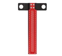 Aleación de aluminio T cuadrado Carpenter Regla cuadrada Herramienta de Screiber Clear Scriber Woodworking DIY Crafting