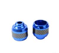 Aleación de aluminio Tenedor Protección Copa 14cm Anti-Crash (azul) | Absorción de impactos eficaz, conducción más suave en terrenos irregulares, reduce el estrés de los componentes