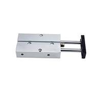 Aleación de aluminio TN10/16/20/25/32 Tipo cilindro aire neumático 10-150 mm Cilindro eje varilla gemela,Componente de accionamiento robusto(Stroke 50,TN32)