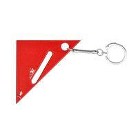 Aleación de aluminio Triangle Ruler, Small Measurement Tool, 1,77 x 1,77 pulgadas Aleación Metal 90/45 grados Protractor with Clear Marking, Durable Build, Portable Carpenter Square for Woodworking