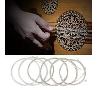 Aleación de Cobre Plateado de Nylon Transparente Caderas Oud Set Accesorio de Reemplazo de Reemplazo 12 Cuerdas Oud Oud String Set Oud 11 Cadenas Oud 12 Cadenas Oud 13 Cuerdas (10strucciones) (11