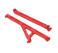 Aleación de enlace de soporte de chasis delantero y trasero ROL RC ROL CAGE Ajuste de refuerzo de CNC para el LASI LASERNUT U4 Tenacidad 1/10 RC Partes de autos fuera de carretera (Rojo)