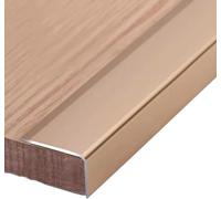 Aleación de hogar umbral rampas, 3,5 cm de ancho Escalera Nosing Trim Esquina de metal, Escalera Paso Nariz Bordes para Madera/Azulejos, Moldeado en forma de L Puerta Reductor Borde de la escalera (