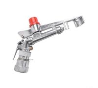 Aleación de zinc ajustable para aspersor de impacto, spray de riego de 1 pulgada para gran área de jardín, césped, granja, radio de 20-26 m, ahorro de agua de alta presión