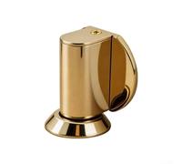 Aleación de zinc para tope de puerta de piso con sujeción magnética y varilla telescópica para un ajuste preciso de brecha entre la puerta y para el piso (oro)