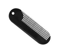 Aleación de Zinc Peine Portátil Negro, para Vello Facial y Bigote | Herramienta Simple para Líneas Limpias, Uso en Lavabo y Afeitado, Guía de Recortadora