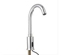 Aleación De Zinc Sensor Infrarrojo Automático Grifo Del Fregadero De La Cocina Fregadero Sin Contacto Inteligente Solo Grifo Frío Montaje En Cubierta Con Una Sola Manija A