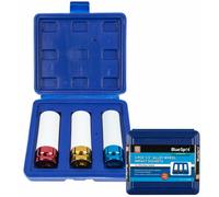 Aleación Tuerca de Rueda Impacto Enchufe Set 1.3cm Conducir 17 19 & 21mm