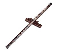 alechugar Flauta de bambú, instrumento for profesionales y principiantes, flauta travesera, varias llaves(D Key)