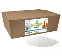 ALECO Cera de Parafina en Perlas 5KG. Para Velas, Moldeo e Inyección - Alto Punto de Fusión a 63-73ºC Mínimo Aceite, Acepta Máxima Fragancia.