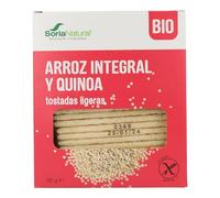 Alecosor Tostadas Ligeras Arroz Integral y Quinoa Soria Natural Bolsa Hermética 85 G (25 X 3.4 G)/Estuche.