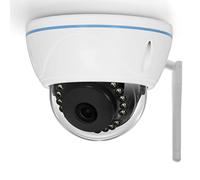 Alecto DVC136IP - cámara de vigilancia Domo para Exterior - cámara IP con WiFi - WLAN e IP55 - admite Tarjeta SD de 128 GB (no incluida) - Blanco