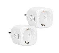 Alecto, Pack de 2 Enchufes Inteligentes Wi-Fi 16A 3680W con Medición de Energía