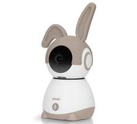 Alecto SMARTBABY10BE - Vigilabebés con cámara y WiFi/WiFi - Monitor de vídeo para bebés con visión Nocturna - Vigilabebés con interfono y Control Mediante aplicación - Blanco/Beige