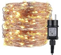 ALED LIGHT Guirnalda de luces LED para exterior 32M 320 LED, alambre de cobre, luces estrelladas para dormitorio, Navidad, boda, fiesta, cumpleaños, jardín, terraza