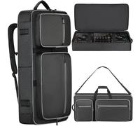 Aleemin Bolsa para controlador de DJ compatible con DDJ FLX10 / 1000 / REV7 / REV5 / SC LIVE 4, funda blanda para DJ con múltiples bolsillos para controlador de DJ y accesorios (mediano)