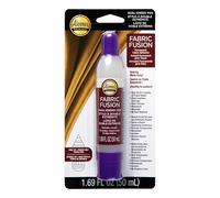 Aleene's Fabric Fusion-Bolígrafo de Doble Punta, 1.7 onzas líquidas Pegamento Tela, 50 ml, Blanco, 1.69 fl oz Pen