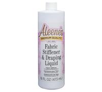 Aleene's Líquido de refuerzo y drapeado de tela, 473 ml, color blanco