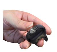 ALEENFOON Trackball Raton Inalambrico, 2.4 G+BLT Ratón Anillo de Dedo para Presentaciones en Conferencias, Controlar Aplicaciones Móviles, Sistemas de Información de Vehículos,para PC, Android, Mac