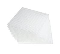 ALEGI 12 separadores de pecera de acuario de plástico, caja de huevos, filtro de acuario, bandeja inferior, tabla de aislamiento de rejilla, separador de paneles de red (largo 12 piezas)