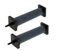 ALEGI Bombillero cilindro de piedra de aire para acuario con escudo de plástico para hidroponía, tanque de peces (A30150 2pcs)