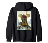 Alegoría de Satanás Pintura Ludwik Stasiak 1900 Sudadera con Capucha