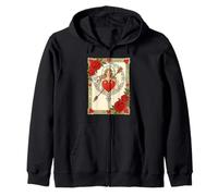 Alegoría del Amor Vintage Art Nouveau Romance Sudadera con Capucha