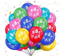 ALEGRE 30 globos decorativos para el comienzo del colegio, para comienzo del cole para niñas y jóvenes, globos para comienzo del colegio 2025, globos para escolarización, decoración de fiesta