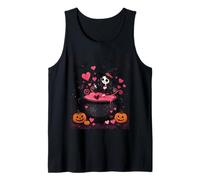 Alegre pequeña Bruja y un caldero burbujeante de Amor Camiseta sin Mangas