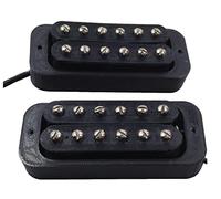 Alegree Herida a mano en el Reino Unido Heat Wave P90 tamaño humbucker Sin soporte y puente negro envolvente