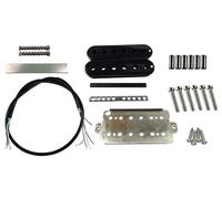 Alegree Puente trópico húmedo enrollado a mano - estilo PAF con un pequeño humbucker de giro moderno - crema y cebra negra