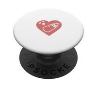 Alegría Parental Hilos Biberón Corazón Y Humor PopSockets PopGrip Adhesivo