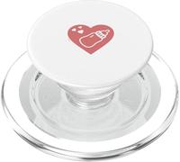 Alegría Parental Hilos Biberón Corazón Y Humor PopSockets PopGrip para MagSafe