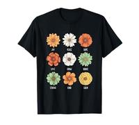 Alegría Paz Esperanza Amor Crecer Valiente Fuerte Amable Calma Camiseta