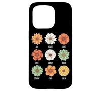 Alegría Paz Esperanza Amor Crecer Valiente Fuerte Amable Calma Carcasa para iPhone 15 Pro