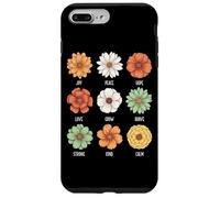 Alegría Paz Esperanza Amor Crecer Valiente Fuerte Amable Calma Carcasa para iPhone 7 Plus/8 Plus