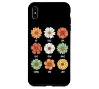 Alegría Paz Esperanza Amor Crecer Valiente Fuerte Amable Calma Carcasa para iPhone XS Max